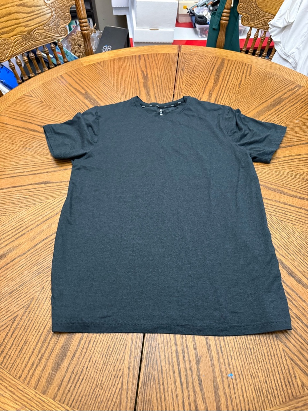 Legend Men's Classic Black Crewneck Short-Sleeve Tee